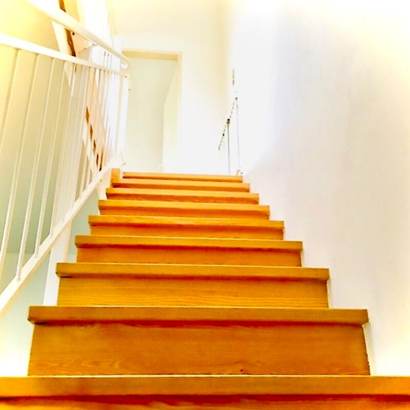 Stairs to lower floor