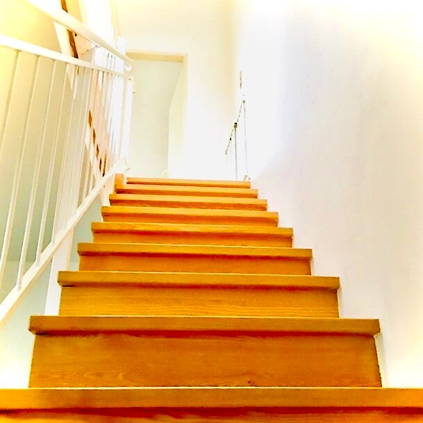 Stairs to lower floor