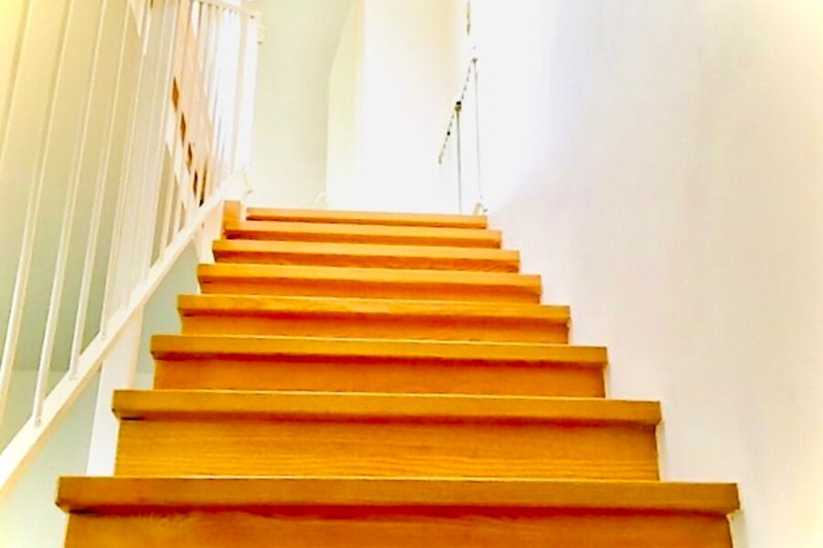 Stairs to lower floor