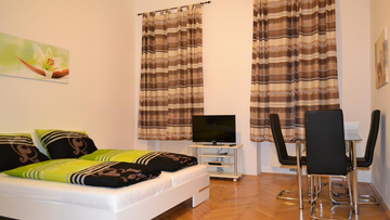 Wohn und Schlafzimmer