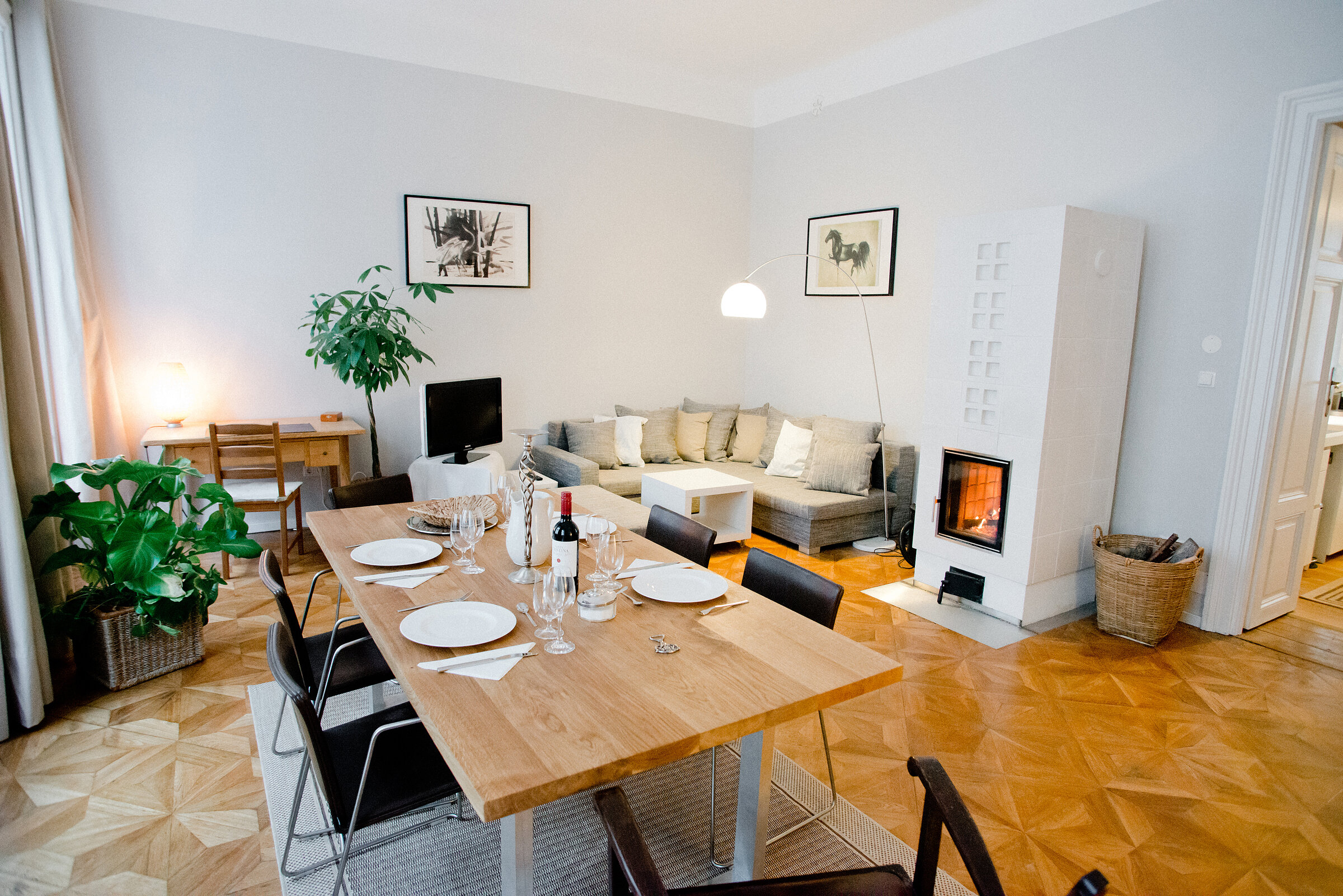 sehr modern und gemütlich