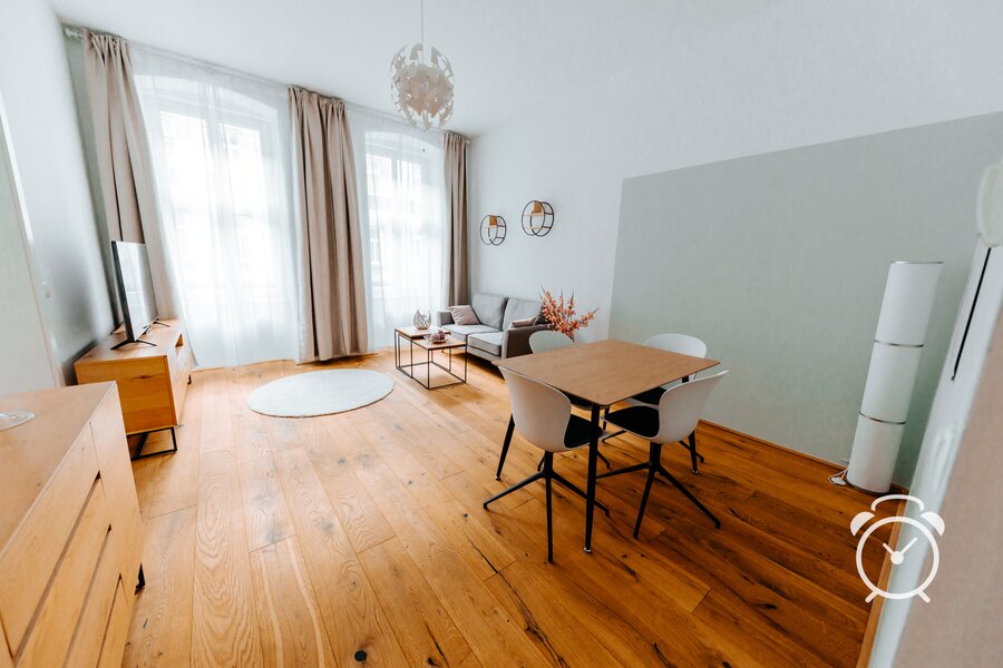 Wohnzimmer - Zwischenmiete mit Stil in Wien