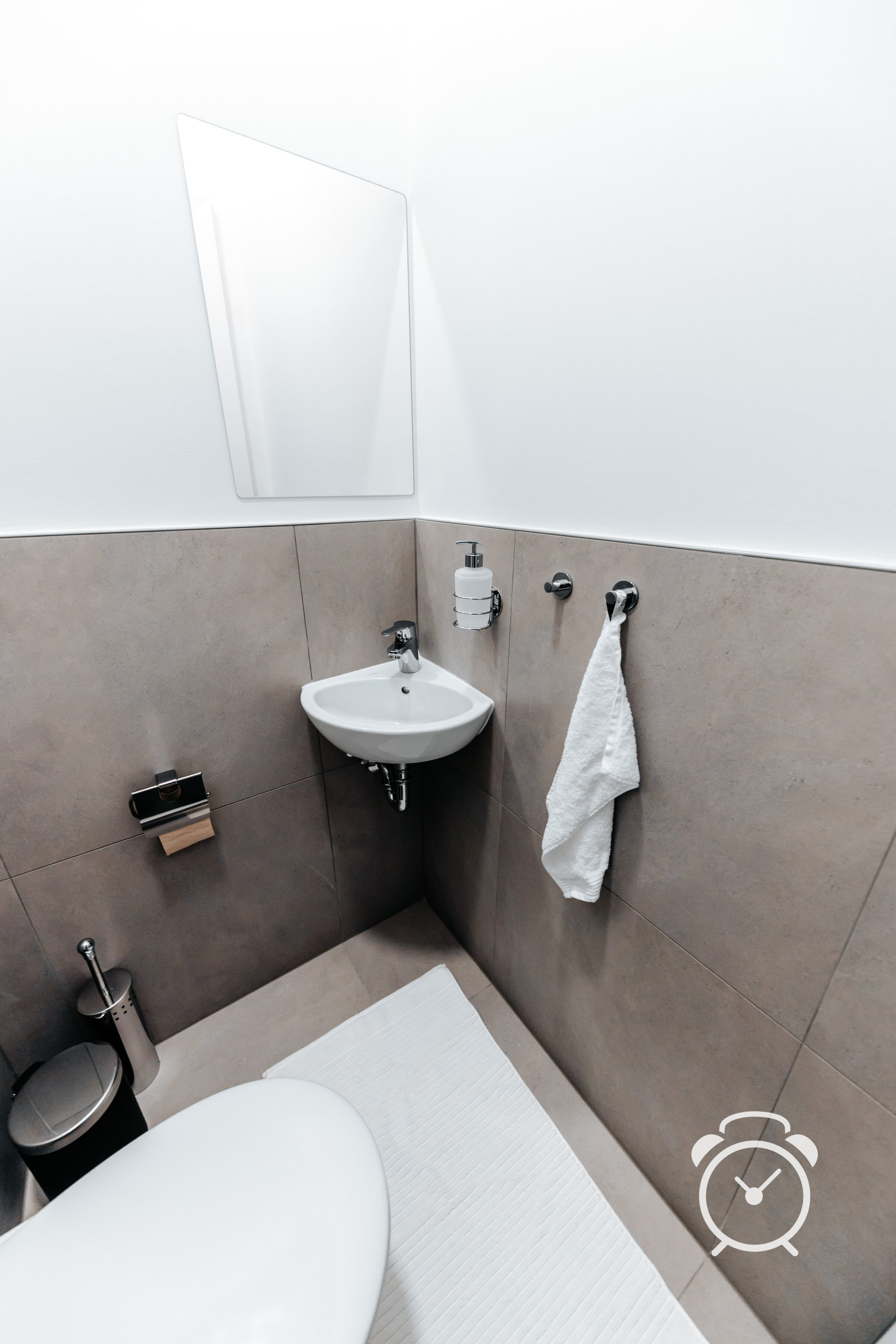 Waschbecken Toilette