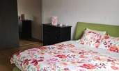 Bedroom with a huge wardrobe 