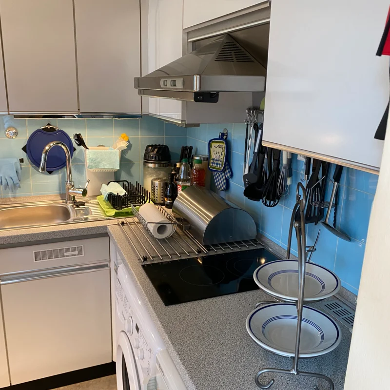 Küche ausgestattet, Waschmaschine | © UHG