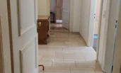 From the staircase you enter directly into the vestibule of the apartment