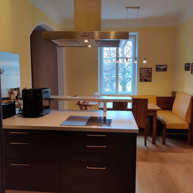 kitchen with dining area