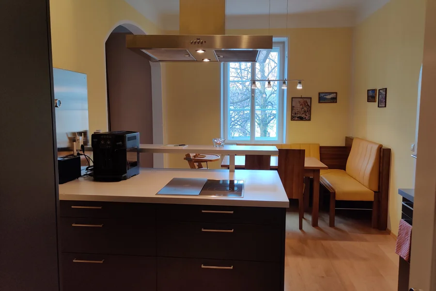 kitchen with dining area