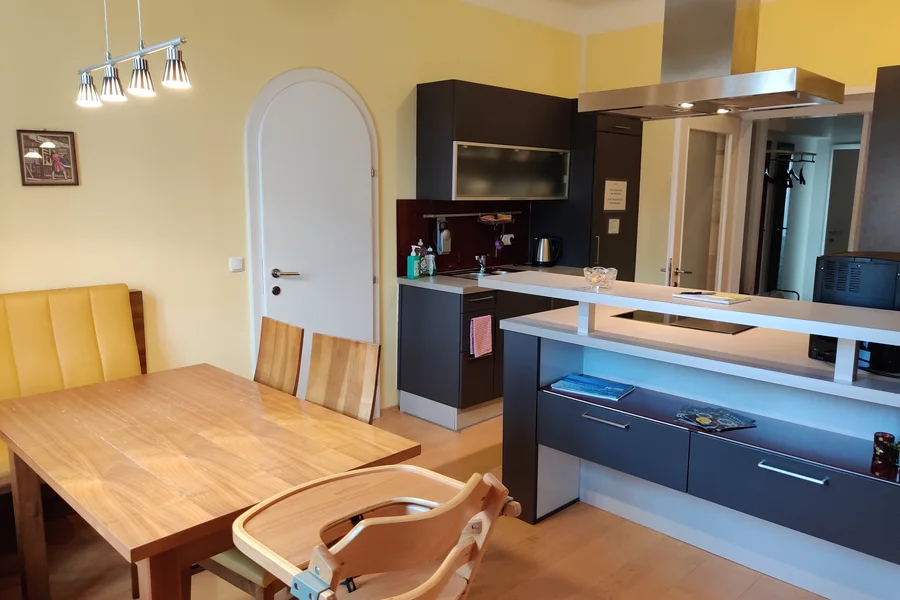 kitchen with dining area