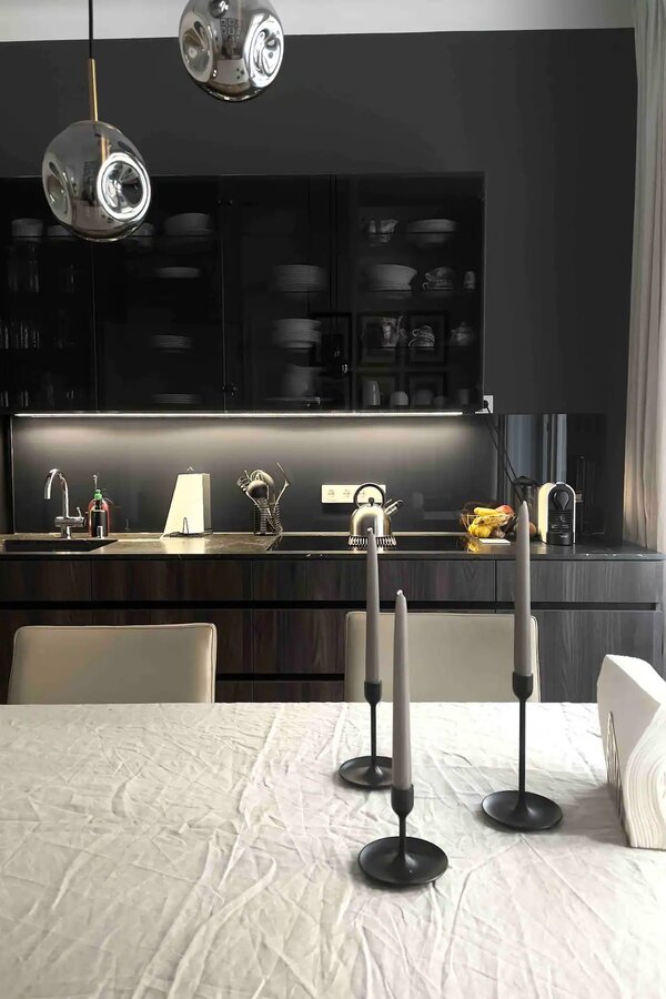 voll ausgestattete Küche 