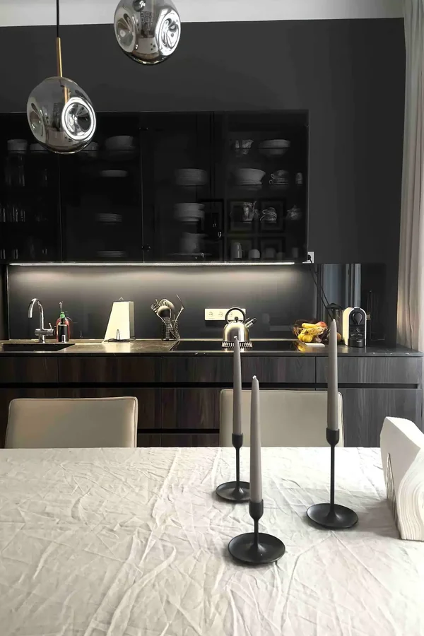 voll ausgestattete Küche 