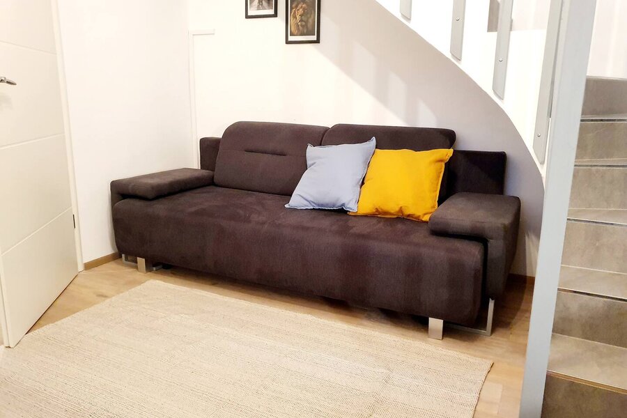 Aktuelle Ausstattung ist ein Einzelbett