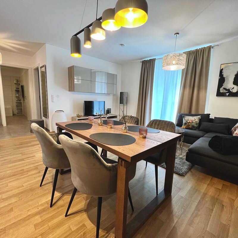 Wohnzimmerverbau mit TV, W-Lan, Radio