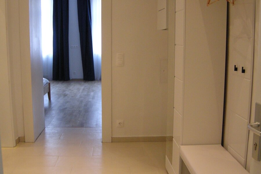 Der Vorraum hat eine angenehme Größe.