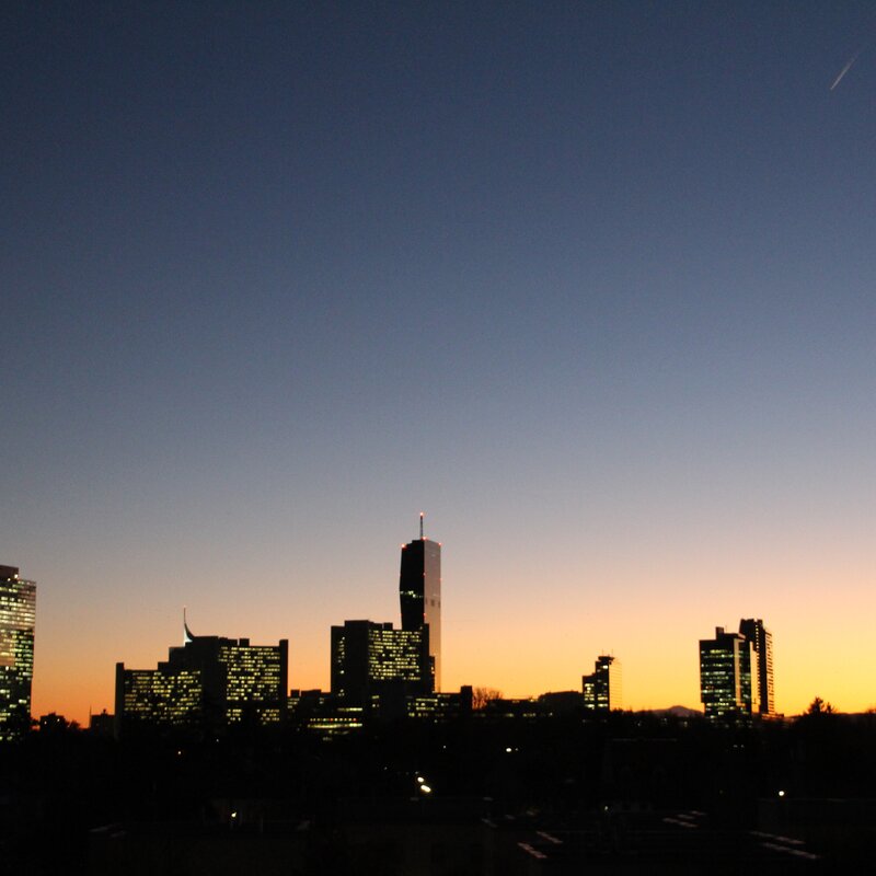 Genießen Sie die wundervolle Skyline von Wien