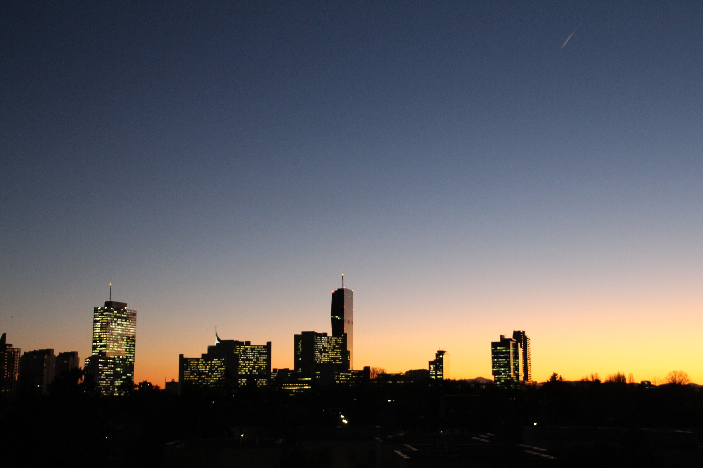 Genießen Sie die wundervolle Skyline von Wien