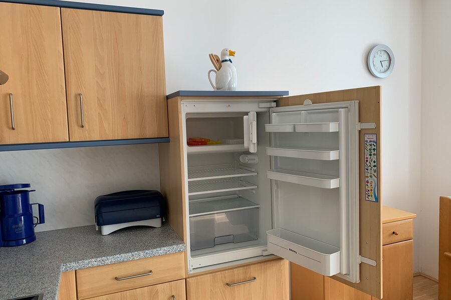 Refrigerator with freezer compartment