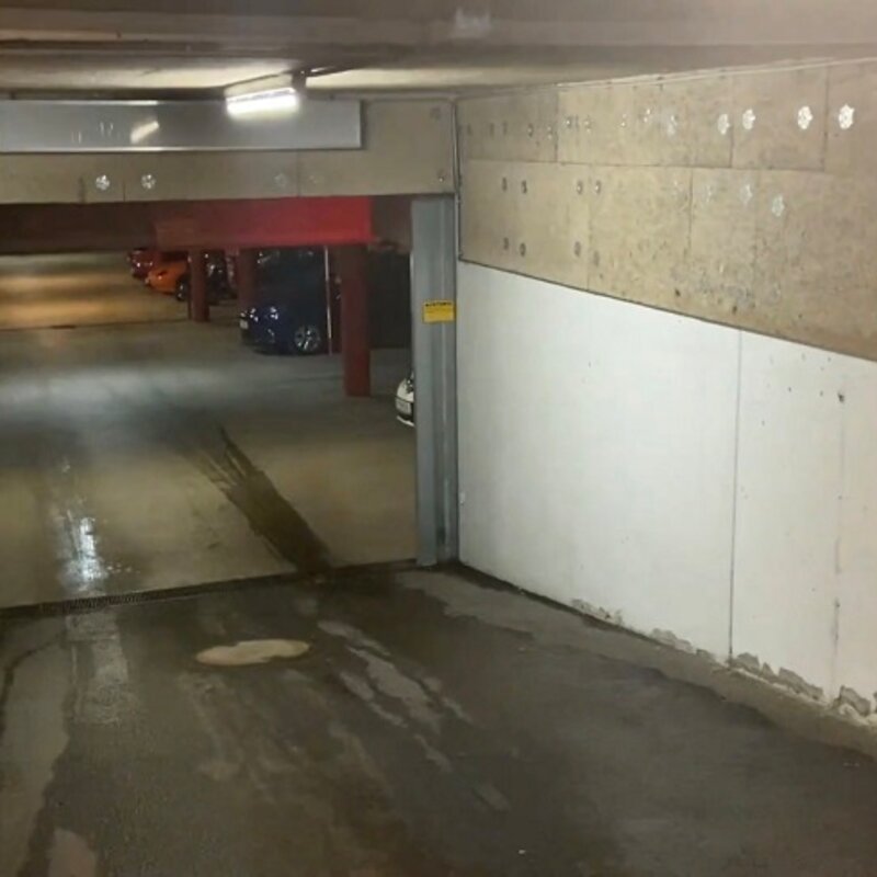 Entrance underground parking