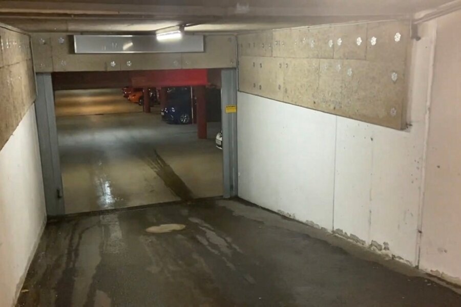 Entrance underground parking