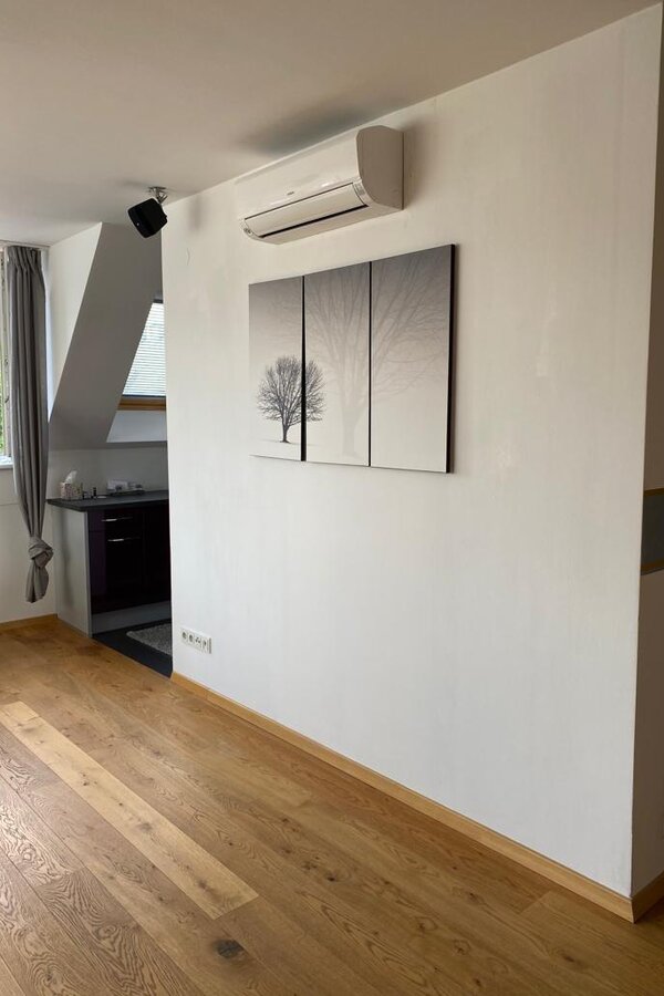 Wohnzimmer mit Klimaanlage 