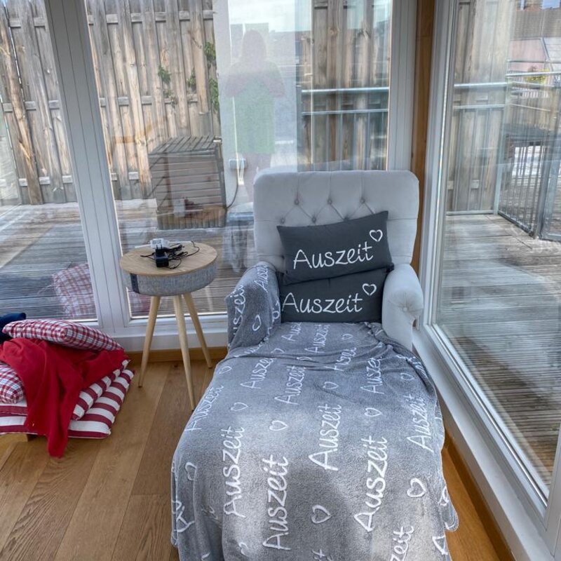 Aussicht vom Dachzimmer - 40 m2 Dachterrasse 