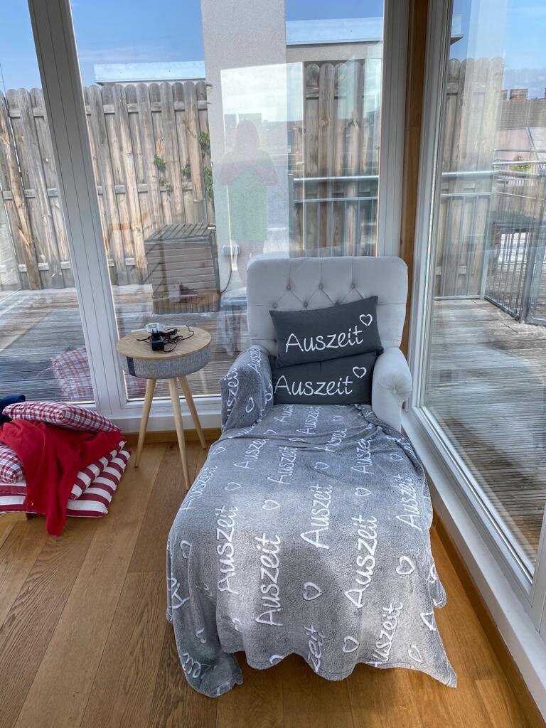 Aussicht vom Dachzimmer - 40 m2 Dachterrasse 