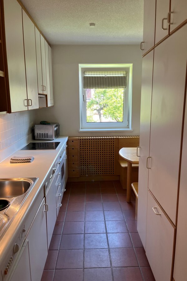 Kitchen with sitting area 