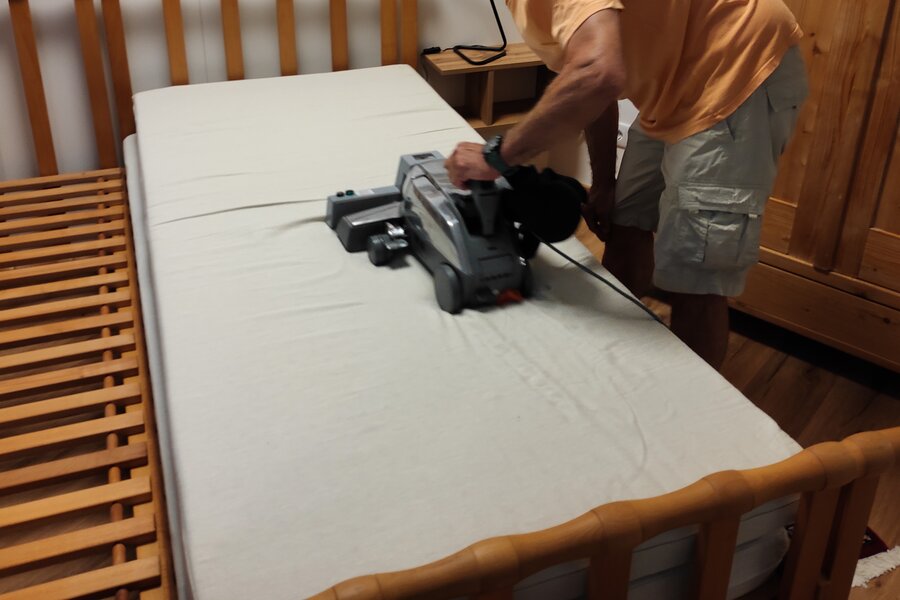 Regelmäßige Matratzenpflege