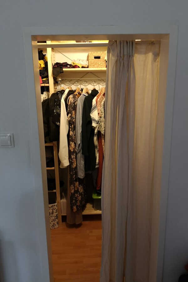 begehbarer Kleiderschrank