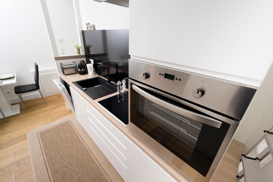 voll ausgestattete Küche