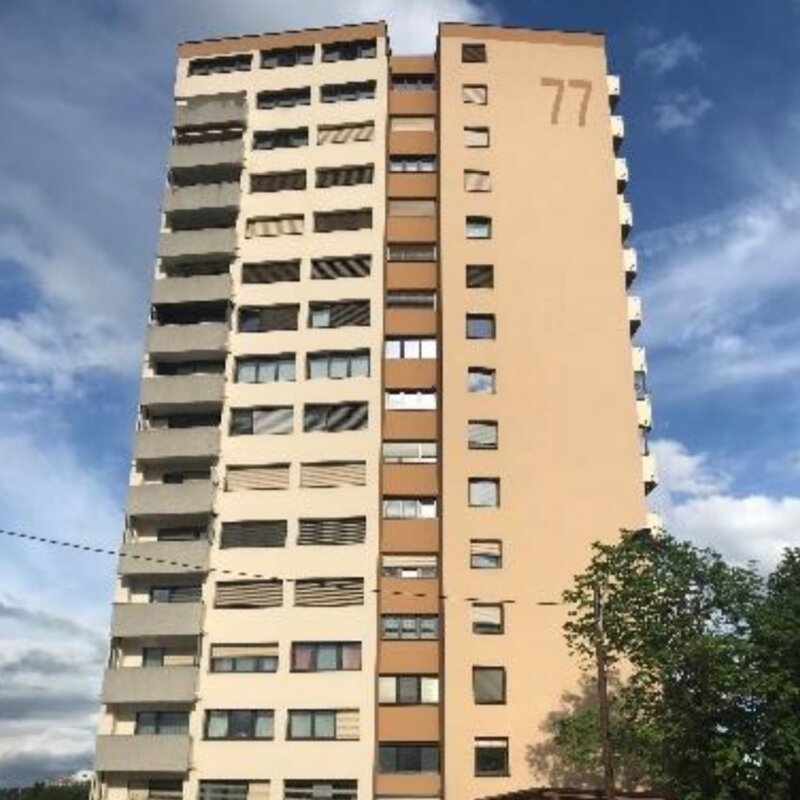 Modern high-rise in Graz – 3-room apartment, short-term rental for temporary housing, 1 to 6 months.