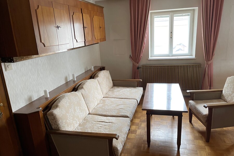 View of the relaxation area