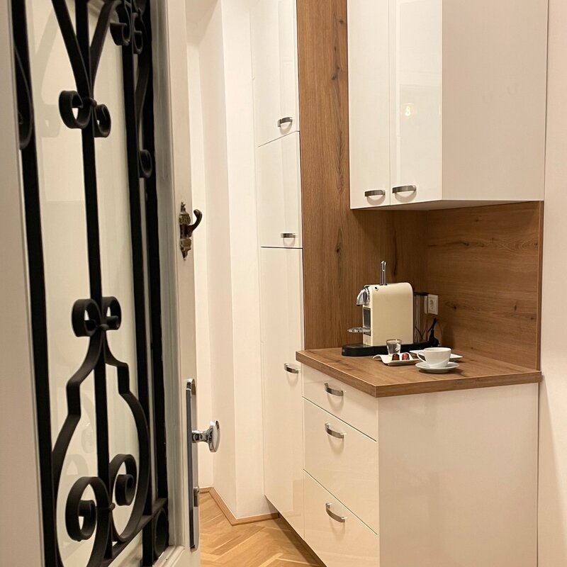 Insight after opening the apartment front door