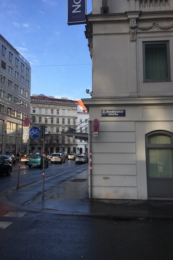 Ferdinandstrasse / Verbindung zum 1. Bezirk  | © Jeanne Szilit